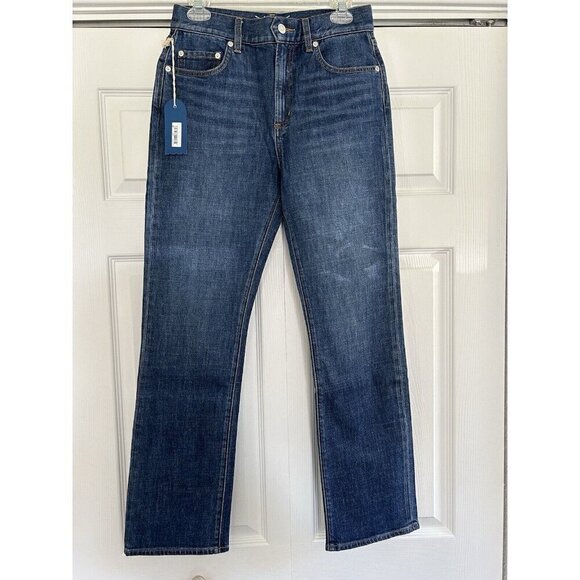DAILY BLUE by ADRIANO GOLDSCHMIED MANYA Jeans Straight Leg Legacy Blue Size 28 - Picture 4 of 16